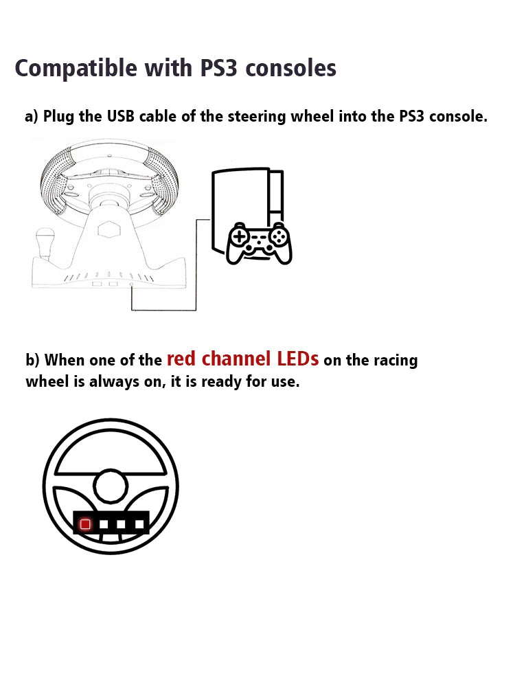 DATA FROG Racing Steering Wheel Vibration Controller Gaming Simracing Car Pedal For Switch  PS2 PS3 PS4 Xbox One PC Deals 4 U   Deals 4 U