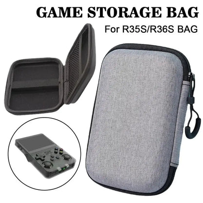 TOP Protect Game Storage Case for Miyoo Mini Plus R36S R35S Portable Storage Console Bag Carry Case for Anbernic RG35XX Plus Deals 4 U  Console Accessories Deals 4 U