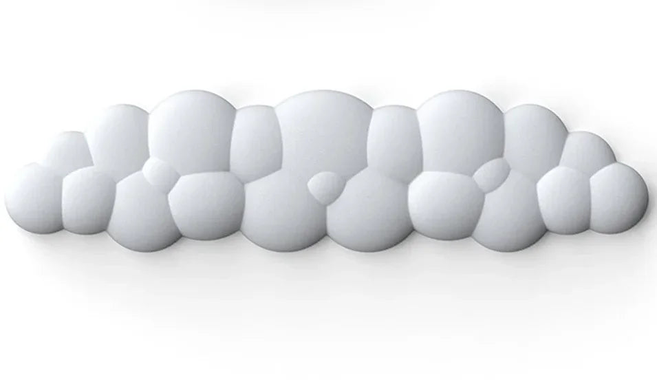 Mouse Pad with Wrist Rest Keyboard Cloud Anti-Slip Desktop Office Gamer Mouse Wrist Rest Ergonomic Keyboard Mouse Pad Wrist Rest