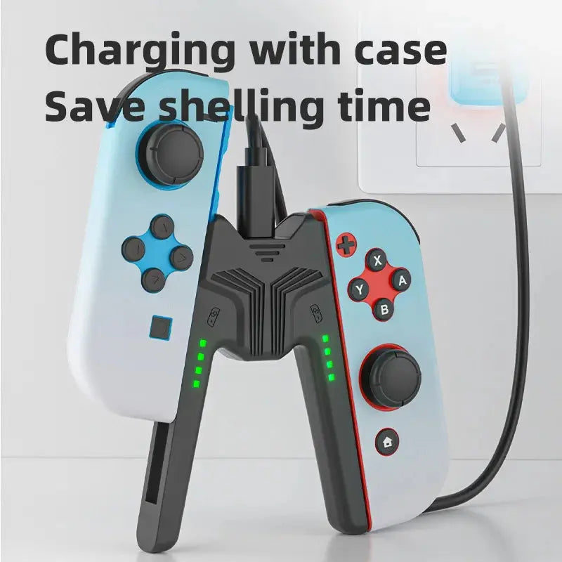 Aolion Portable Charging Grip Bracket For Nintendo Switch/OLED For Joy-con Controller Charging Dock For Switch Game Accessories Deals 4 U  Console Accessories Deals 4 U