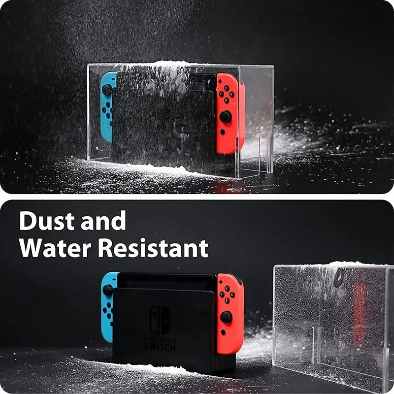 Display Box Host Dust Cover for Nintendo Switch NS Game Console Dock Protective Case Acrylic Hard Covers Switch Oled Accessories Deals 4 U  Console Accessories Deals 4 U