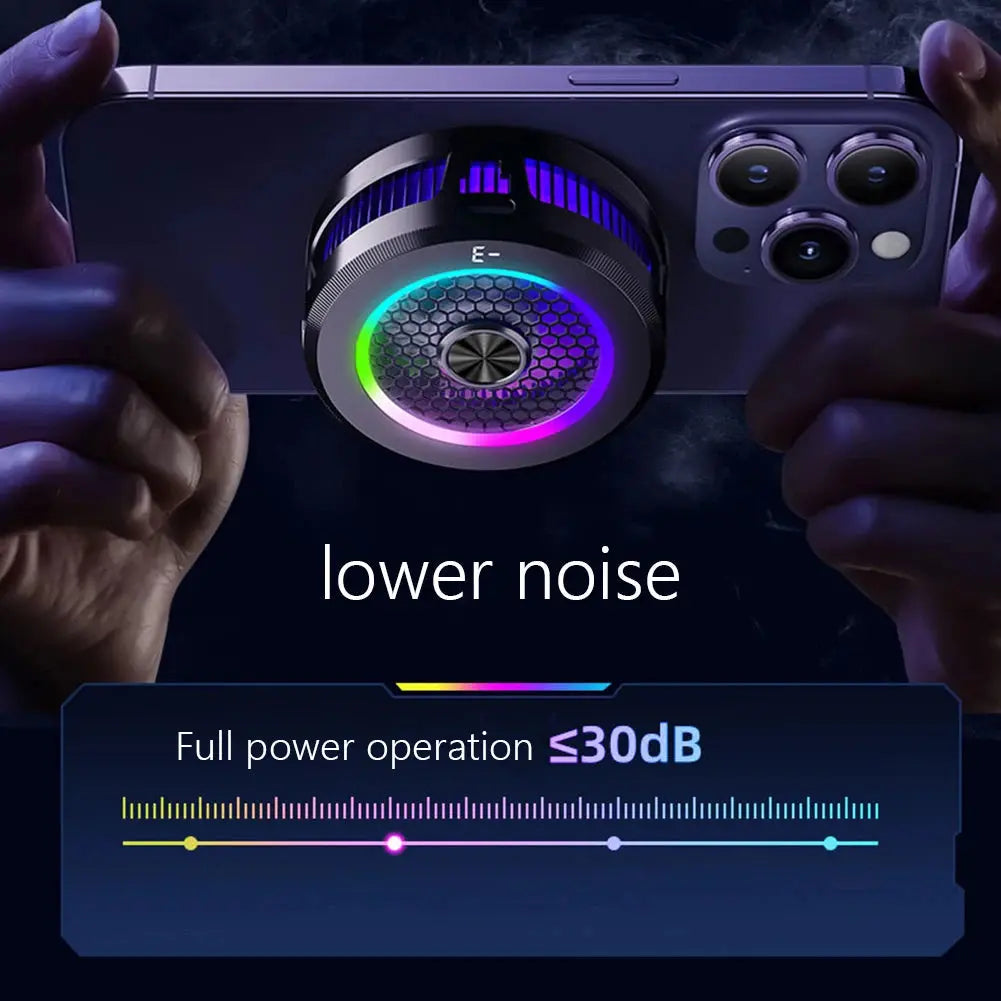 15W Extreme Cooling Phone Cooler with Ice Generation, Semiconductor Phone Cooler, Magnetic & Clip-on for iPhone/Xiaomi/VIVO/OPPO Deals 4 U  Mobile Gaming Deals 4 U