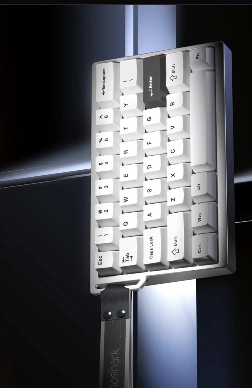 Darmoshark KT35 Mechanical Gaming Keyboard Aluminum Alloy One-Handed Keypad Magnetic Axis Wired Hot Swap Keyboard Macro Driver Deals 4 U  Streaming Equipment Deals 4 U