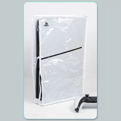 For PS5 Slim Console Dust Cover Dustproof Transparent Case Dustprevent Bag Game Accessories For Disc Version & Digital Edition