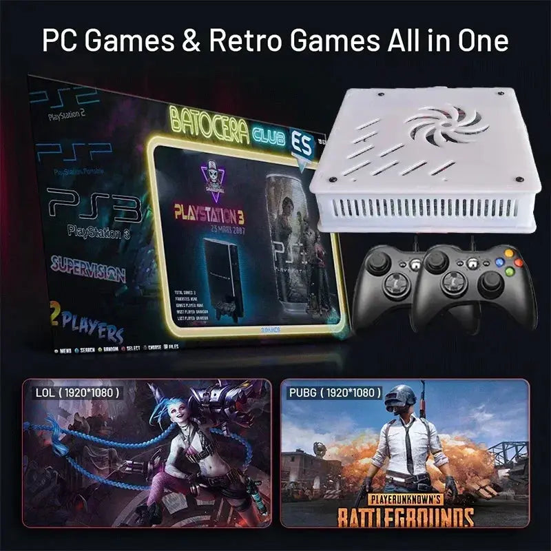 X8 Retro Game Console 4K HD 4G/8G RAM 60 Emulator 500GB Storage 70000+Classic Games For Wii PS2 DC PSP NGC XBOX Holiday Gift Deals 4 U  Gaming Accessories Deals 4 U