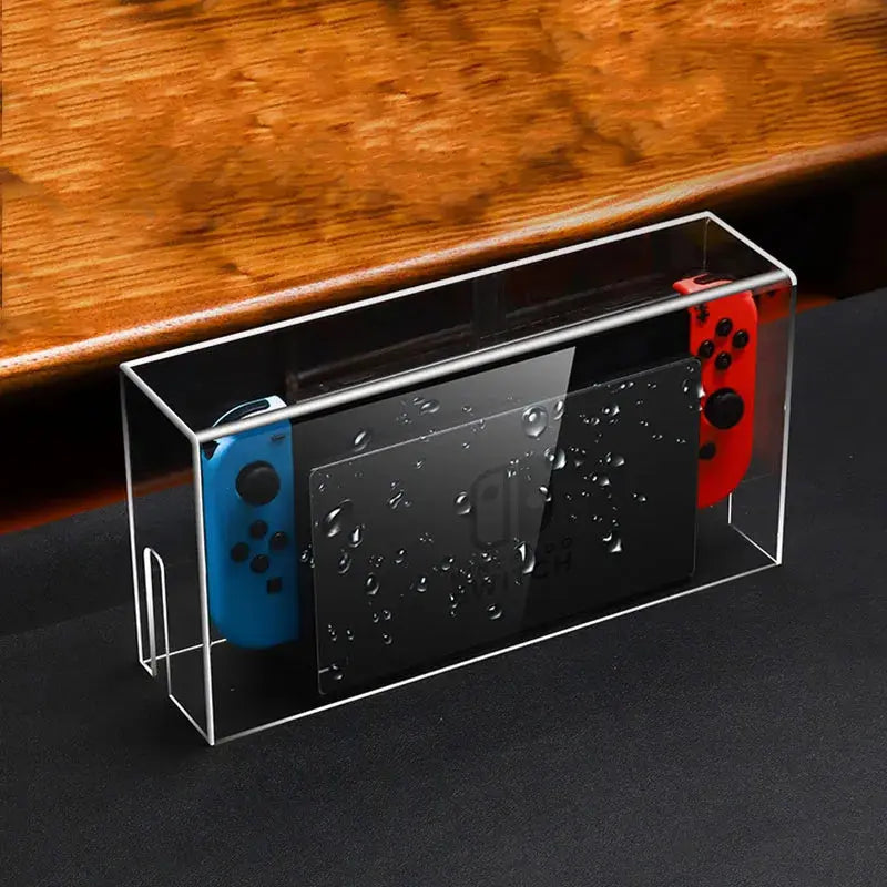 Display Box Host Dust Cover for Nintendo Switch NS Game Console Dock Protective Case Acrylic Hard Covers Switch Oled Accessories Deals 4 U  Console Accessories Deals 4 U