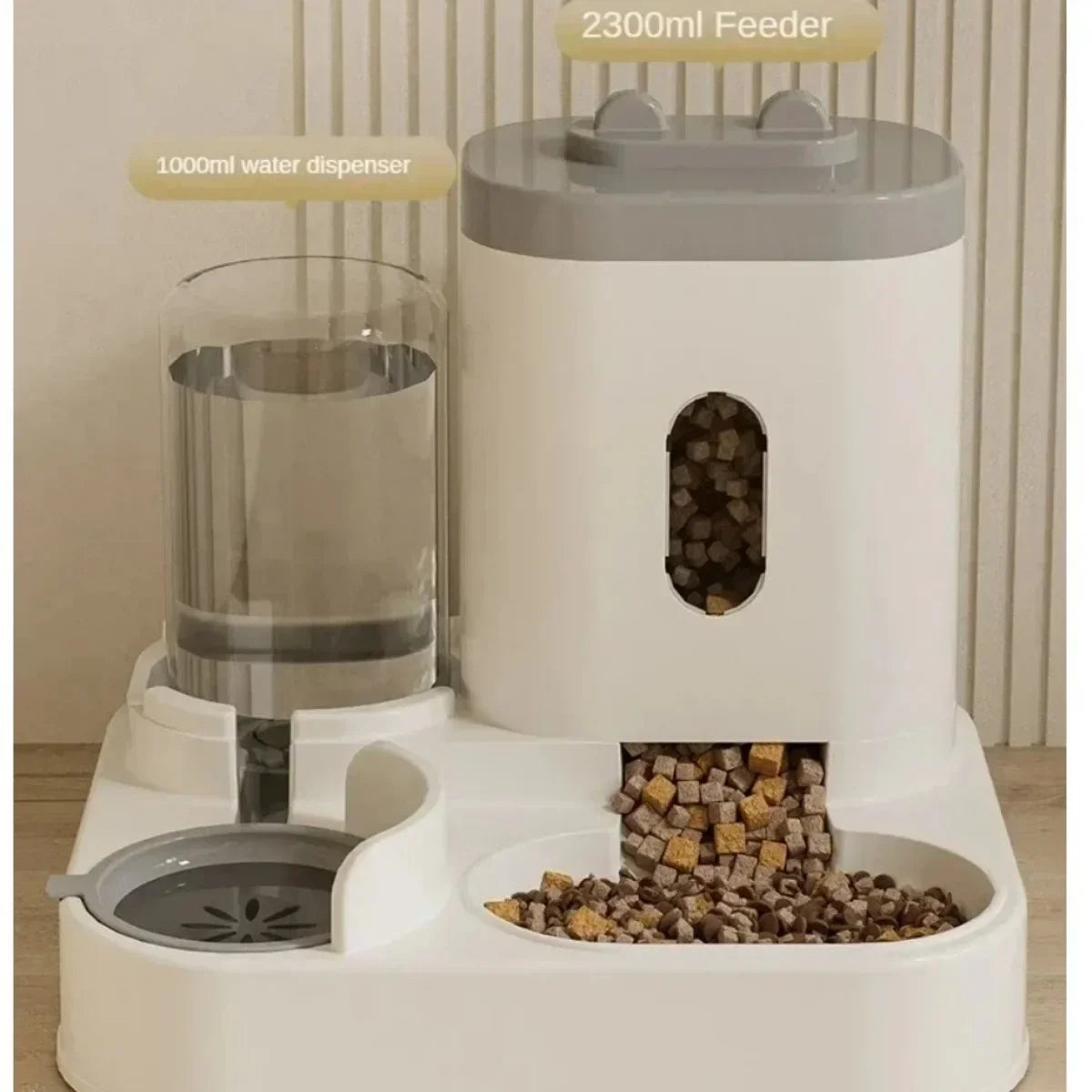 Automatic Feeder Dog Cat Food Bowl With Water Fountain Large Capacity Pet Food Storage Dispenser Container Puppy Pet Accessories Deals 4 U   Deals 4 U