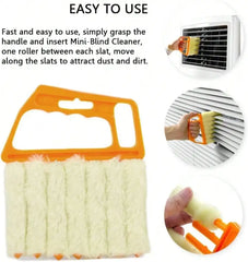 Venetian Blind Cleaning Brush, Detachable Washable 7 Blades Dust Remover, Handheld Mini Cleaning Tool. Efficiently clean window Deals 4 U   Deals 4 U