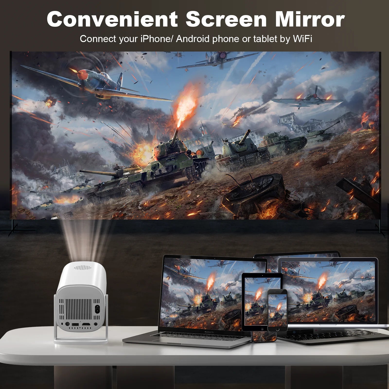 3D Game Projector P30MAX Retro Video Game Console Wireless Controller 4K ULTRA HD plug and play Android11 BT5.0 720P Home Cinema Deals 4 U   Deals 4 U
