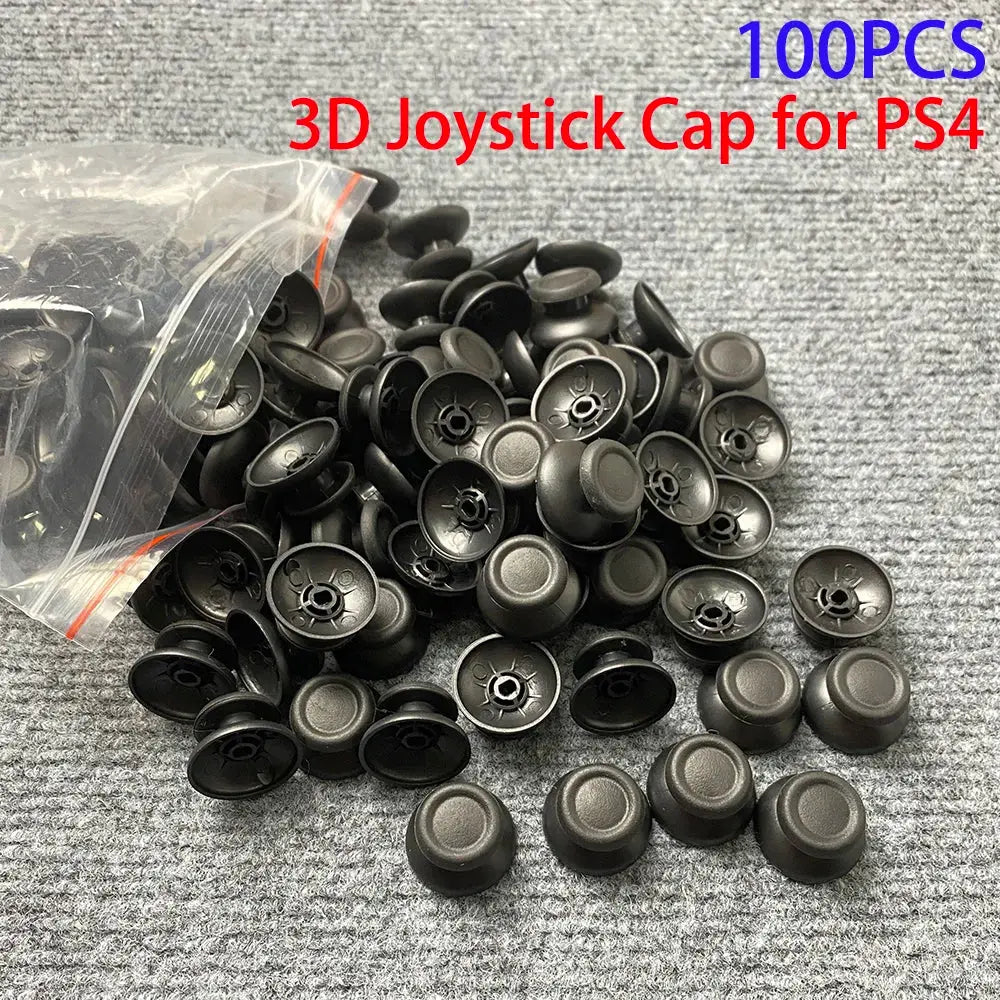 10-100Pcs For PS4 PS5 Analog Cover 3D Shell Thumb Stick Joystick Thumbstick Mushroom Cap For Sony PlayStation 4 PS4 Controller Deals 4 U  Console Accessories Deals 4 U