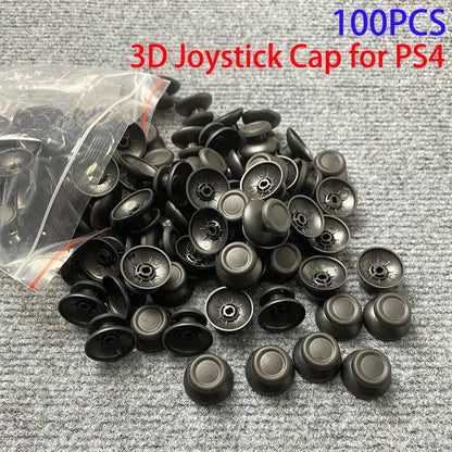 10-100Pcs For PS4 PS5 Analog Cover 3D Shell Thumb Stick Joystick Thumbstick Mushroom Cap For Sony PlayStation 4 PS4 Controller Deals 4 U  Console Accessories Deals 4 U