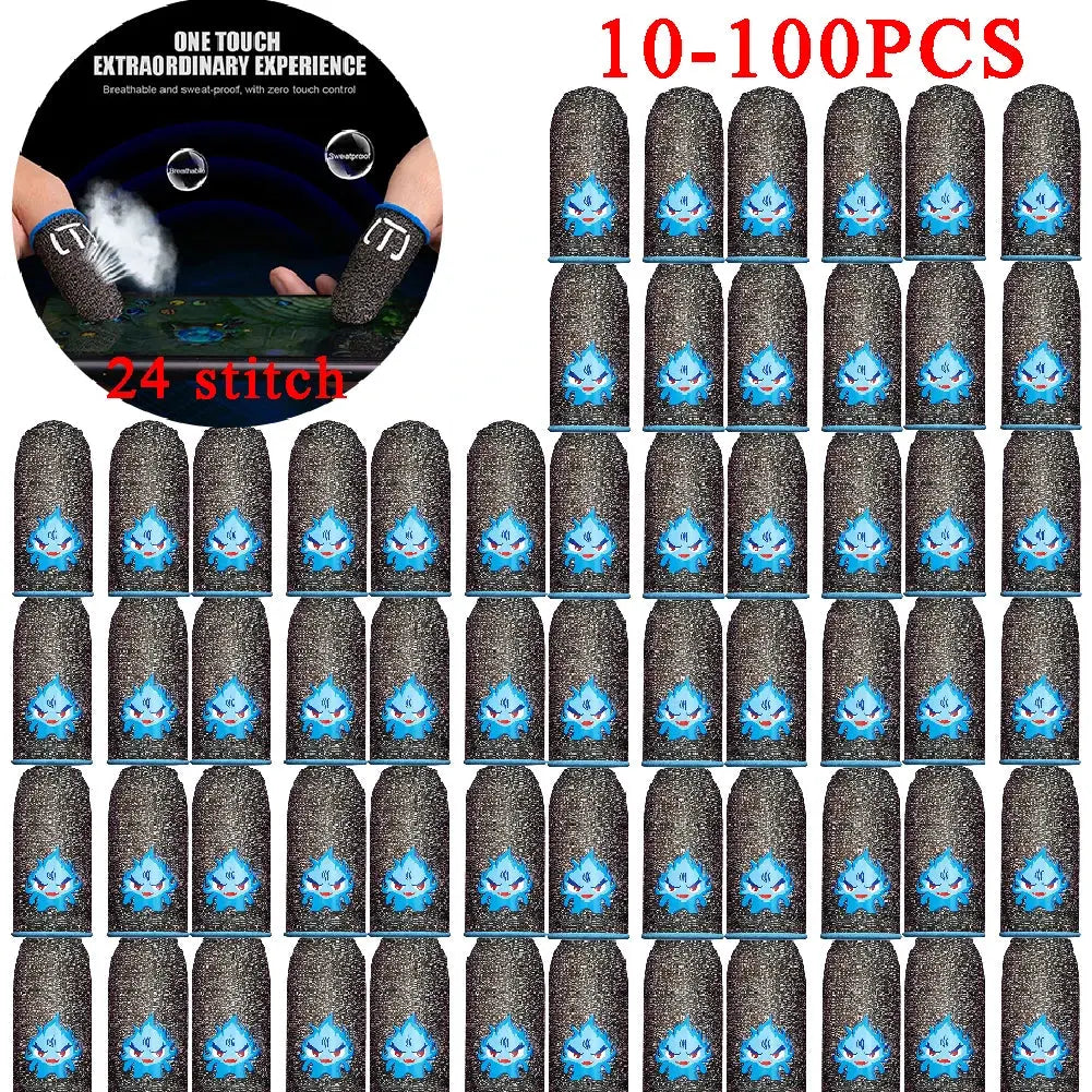 100-10PCS Finger Cover Game Controller For PUBG Sweatproof Anti-slip Fingertip Cover Thumb Gloves For Mobile Game Deals 4 U  Mobile Gaming Deals 4 U