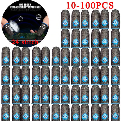 100-10PCS Finger Cover Game Controller For PUBG Sweatproof Anti-slip Fingertip Cover Thumb Gloves For Mobile Game Deals 4 U  Mobile Gaming Deals 4 U