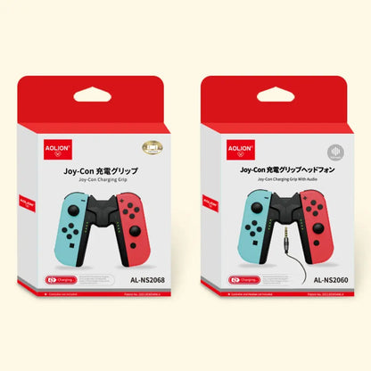 Aolion Portable Charging Grip Bracket For Nintendo Switch/OLED For Joy-con Controller Charging Dock For Switch Game Accessories Deals 4 U  Console Accessories Deals 4 U