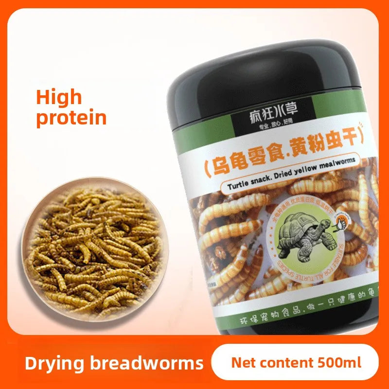 FKSC Turtle Food Mix - Freeze-Dried Shrimp/Mealworm/Fish & Chicken - Protein Rich Treat for Red-Ear Sliders & Aquatic Turtles Deals 4 U   Deals 4 U