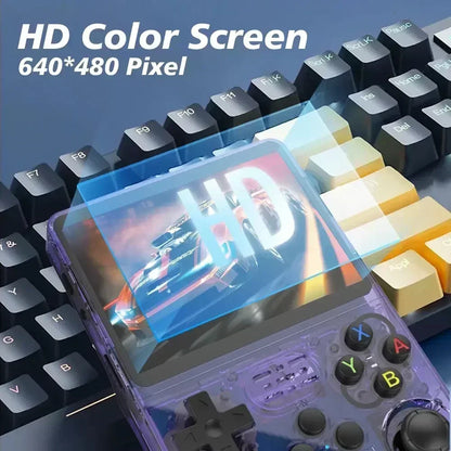 R36S Retro Handheld Game Console 3 5 Inch IPS Screen 64GB 128GB 256GB Portable Gaming Device with Built in Games