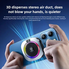 NEW TH16 Pro Mobile Cooler 24W Magnetic/Back-clip Ice Cooling Radiator Digital Display RGB Light Gaming Temperature Control Deals 4 U   Deals 4 U