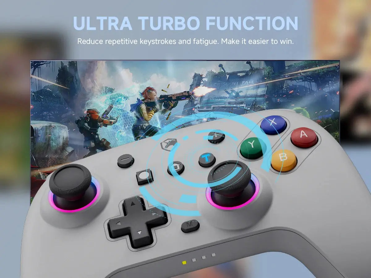 ECHTPower Wireless Controller Gamepad for Switch 2/PC Dark gray Deals 4 U  Mobile Gaming Deals 4 U