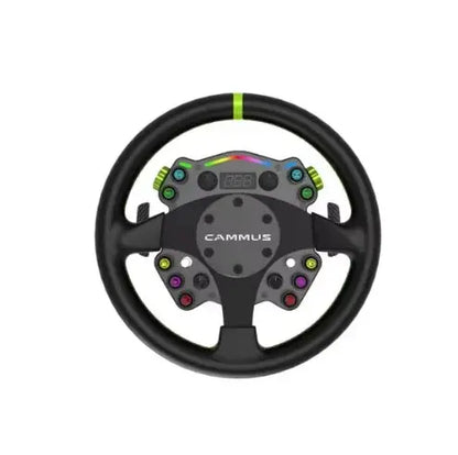 CAMMUS C12 with LC100 pedals kit C12 Direct Drive Steering Wheel Global First includes two T-shaped base flanges Deals 4 U  Gaming Accessories Deals 4 U