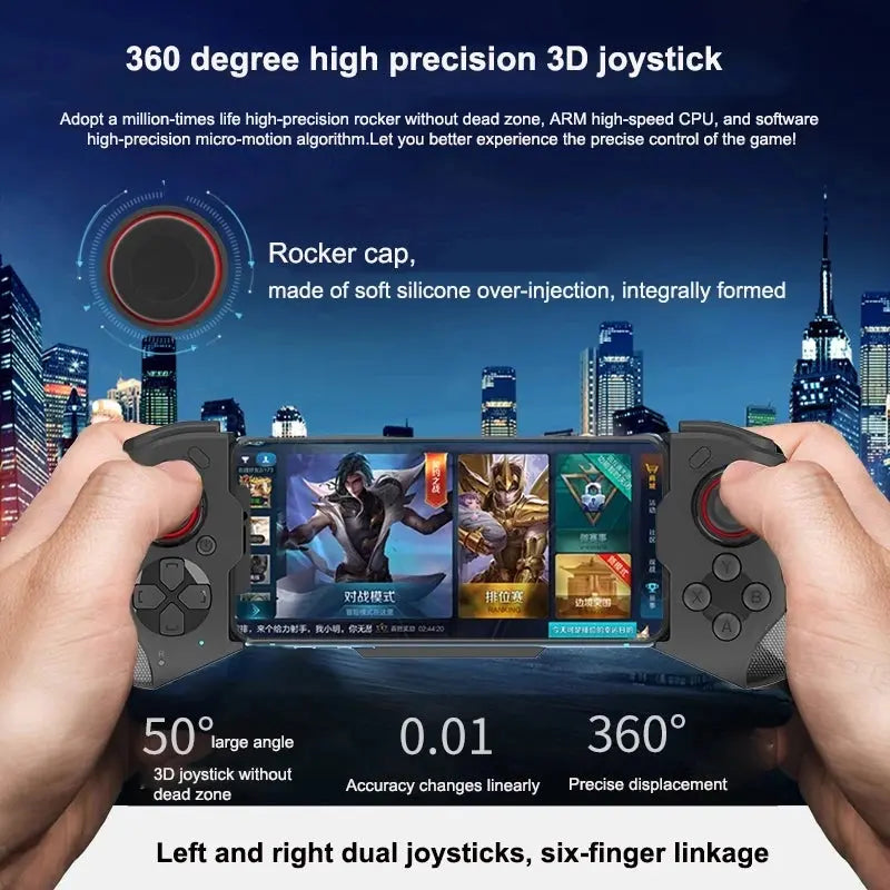 Gamepad For iPhone Android Cell Phone Control Bluetooth Controller Trigger Pubg Mobile Joystick Gaming Smartphone Mando Game Pad Deals 4 U  Mobile Gaming Deals 4 U