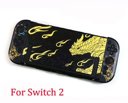 Hot Sale PC Hard Cover Full Crystal Shell Protector For Nintendo Switch 2 NS2 Joy-con Game Controller Front Back Protective Case