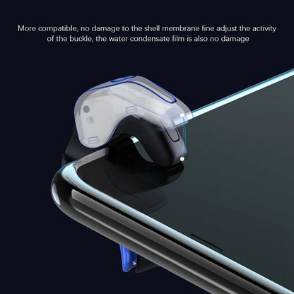 Practical Mobile Game Controller Four Finger Gamepad for Pubg Trigger Game for iPhone/ Android Gamepad