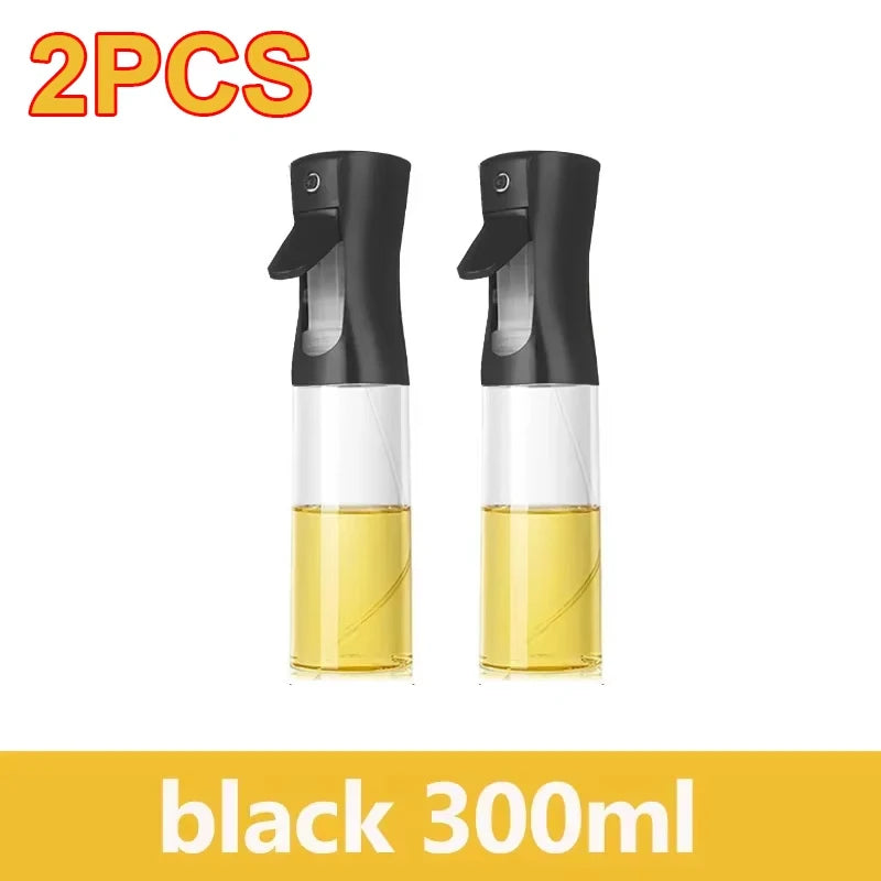 200/300/500ml Oil Spray Bottle BBQ Cooking Olive Oil Sprayer Plastic Baking Oil Spray Empty Bottle Vinegar Bottle Or  Oil brush Deals 4 U   Deals 4 U