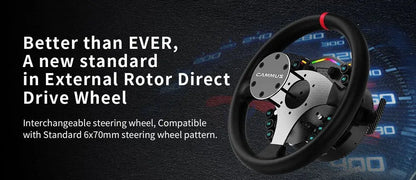 CAMMUS C12 Direct Drive Steering Wheel 12N·m+CAMMUS CS5 Table Clamp Direct Drive Wheelbase(2 IN 1) Deals 4 U  Gaming Accessories Deals 4 U