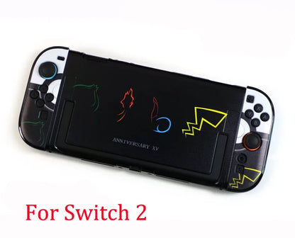Hot Sale PC Hard Cover Full Crystal Shell Protector For Nintendo Switch 2 NS2 Joy-con Game Controller Front Back Protective Case