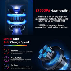 Wireless Handheld Vacuum Cleaner VC205,27000PA Suction,Smart Dust Sensor,Touch Screen,Portable Stick Cordless Vacuum for Home Deals 4 U   Deals 4 U