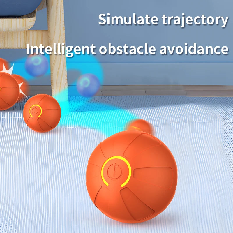 Smart Dog Toy Ball Automatic Interactive Pet Electronic Rolling USB Rechargeable Moving Bouncing for Puppy to Large dog Chew Toy Deals 4 U   Deals 4 U