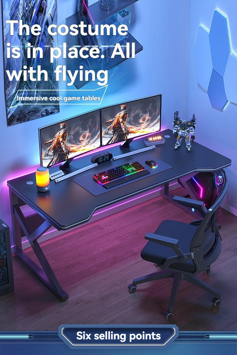Computer desk, home desk, student learning desk, simple gaming desk, e-sports desk, workbench, office desk Deals 4 U   Deals 4 U