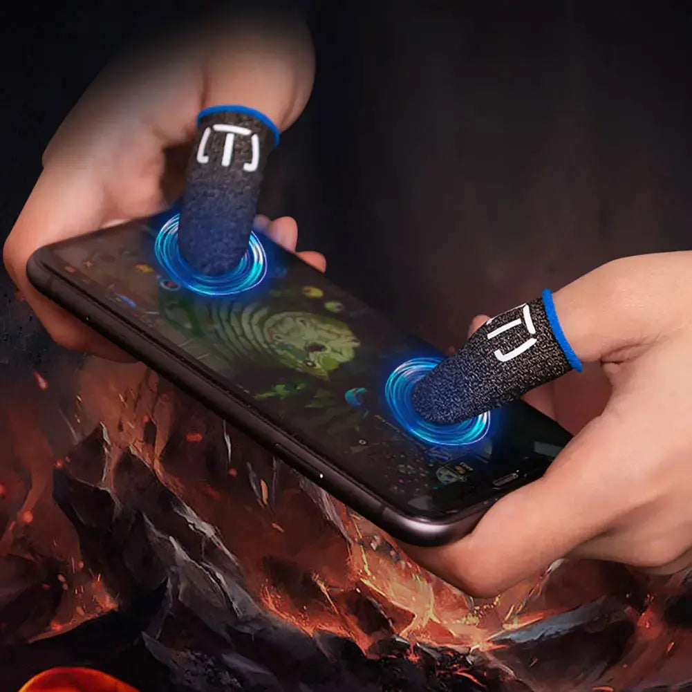 100-10PCS Finger Cover Game Controller For PUBG Sweatproof Anti-slip Fingertip Cover Thumb Gloves For Mobile Game Deals 4 U  Mobile Gaming Deals 4 U