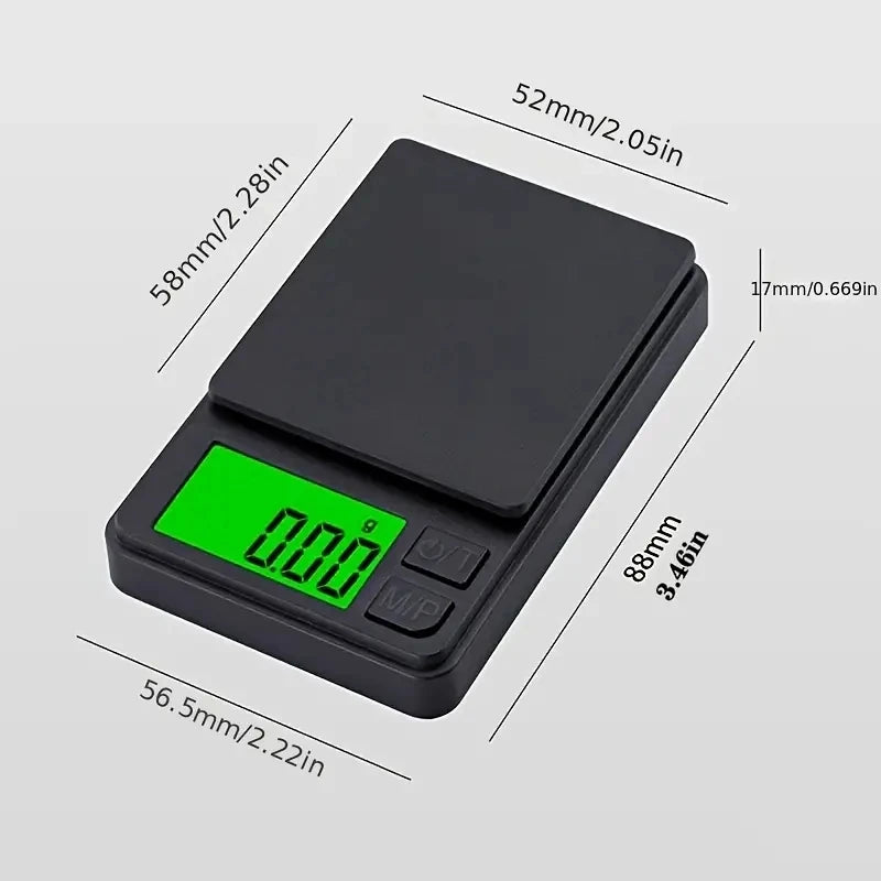 100/500g 0.01g mini digital scale high precision electronic pocket scale jewelry weight kitchen portable electronic scale Deals 4 U   Deals 4 U