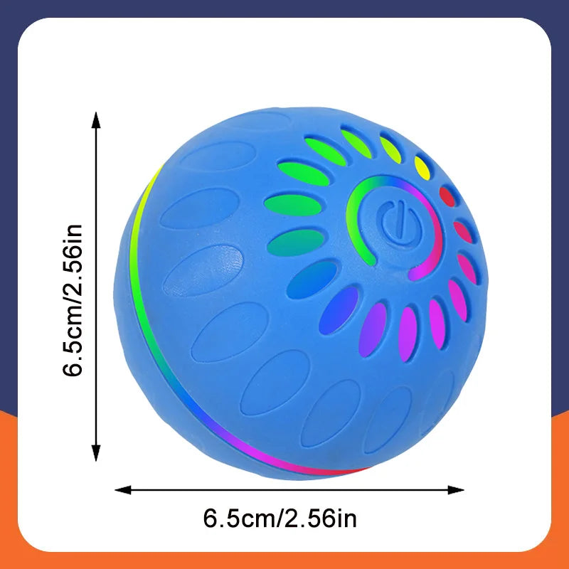 Smart Dog Toy Ball Automatic Interactive Pet Electronic Rolling USB Rechargeable Moving Bouncing for Puppy to Large dog Chew Toy Deals 4 U   Deals 4 U