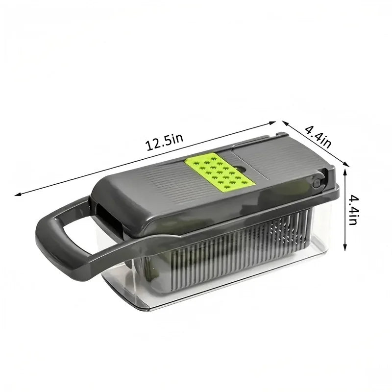 Upgraded Vegetable Chopper, Multi-Functional Easy Safe Kitchen Slicer Dicer for Fast Meal Preparation Deals 4 U   Deals 4 U