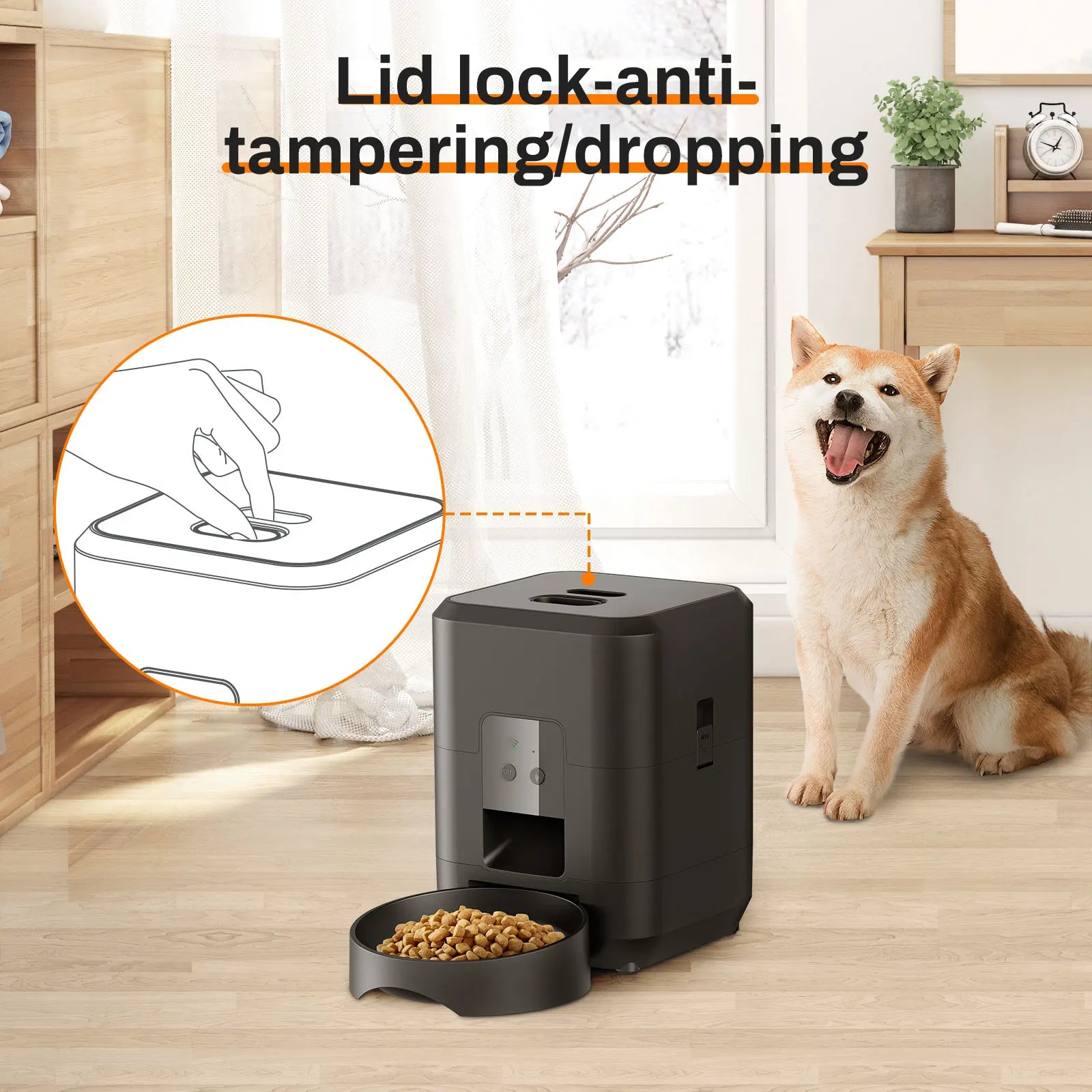 Smart Pet Feeder Automatic Cat Feeder Dog Slow Food Machine With Timed Quantitative Automatic Cat Food Dispenser Cat Dog Bowl Deals 4 U   Deals 4 U