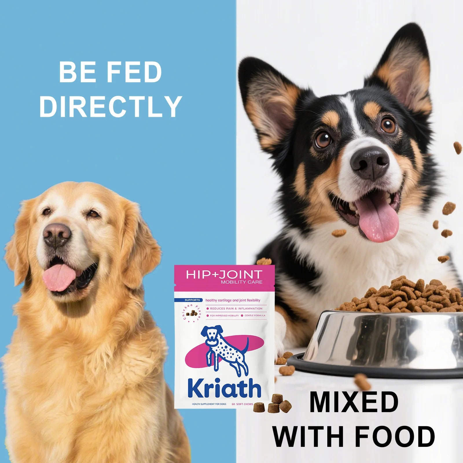 Dog Joint Supplement Soft Chews Cartilage Care Immune Boost Mobility Support Joint Care Support Immune System For All Ages Puppy Deals 4 U   Deals 4 U