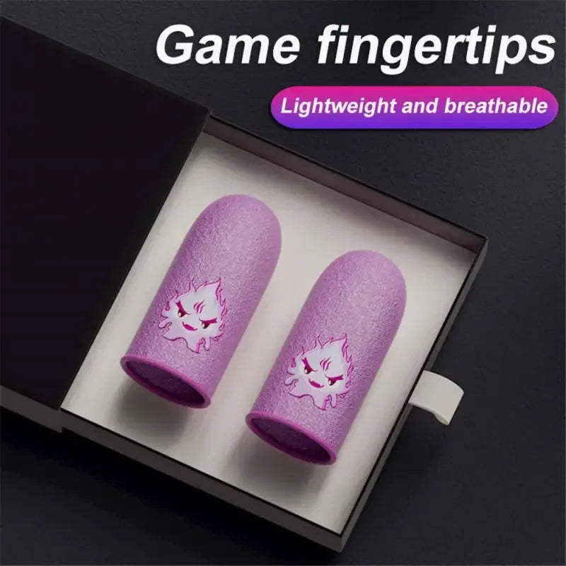 Breathable Touch Screen Finger Sleeves 1Pair | Anti-Sweat Mobile Gaming Thumb Gloves for PUBG Free Fire COD Deals 4 U  Mobile Gaming Deals 4 U