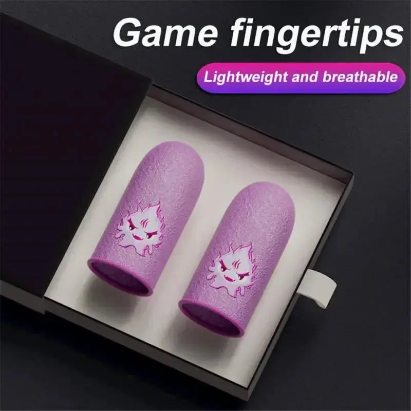 Breathable Touch Screen Finger Sleeves 1Pair | Anti-Sweat Mobile Gaming Thumb Gloves for PUBG Free Fire COD Deals 4 U  Mobile Gaming Deals 4 U