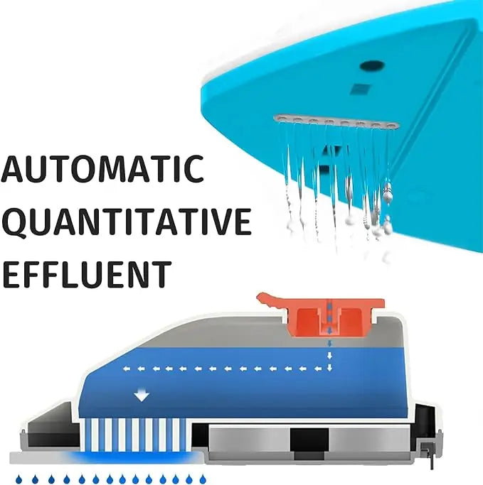 Double Sided Magnet Windows Cleaner Automatic Drainage Wiper Glass Window Washer Household Cleaning Tool For Window Washing Deals 4 U   Deals 4 U