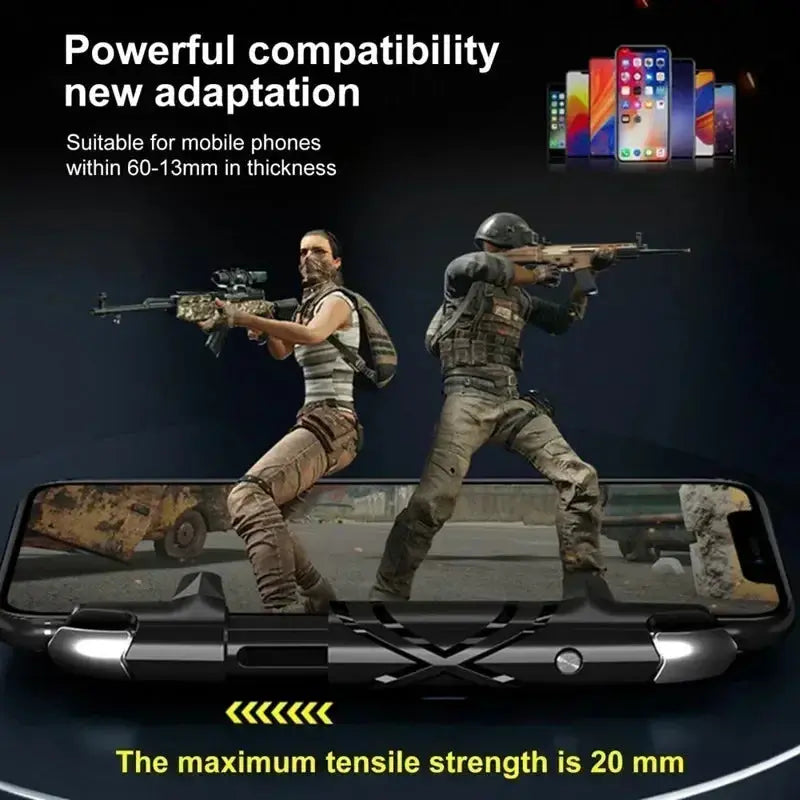 G5 Mobile Game Controller for PUBG Gaming Trigger Shooter Aim Fire ABS Key Button Gamepad Joystick for IPhone Android Smartphone Deals 4 U  Mobile Gaming Deals 4 U