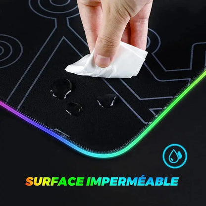 Black Mouse Pad Asus Rgb Gaming Mause Mat Anime Mats Gamer Rug Pc Xxl Cute Pads Large Game Keyboard Carpet Backlight Mousepad Deals 4 U  Gaming Accessories Deals 4 U