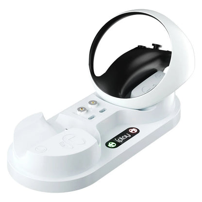 Charging Station for PS VR2 Controllers,HBP-6479 Dual Charger Dock with LED Indicator Lights,Portable Charging Base for PS5 VR2