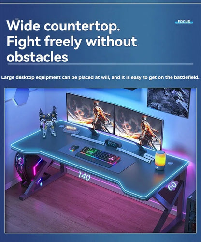 Computer desk, home desk, student learning desk, simple gaming desk, e-sports desk, workbench, office desk Deals 4 U  Gaming Accessories Deals 4 U