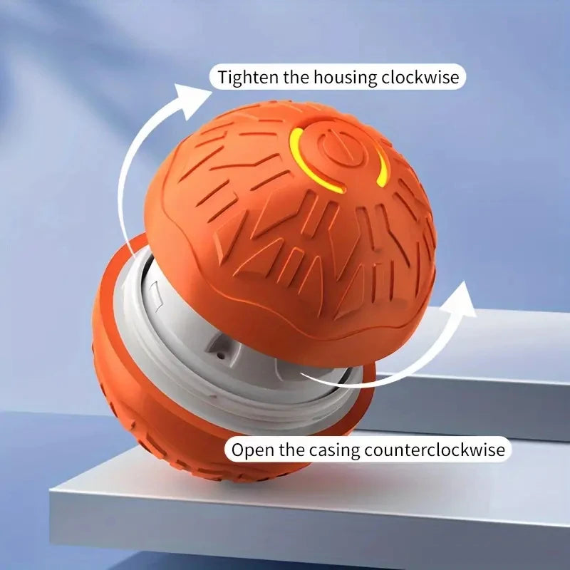 Smart Dog Toy Ball Automatic Interactive Pet Electronic Rolling USB Rechargeable Moving Bouncing for Puppy to Large dog Chew Toy Deals 4 U   Deals 4 U