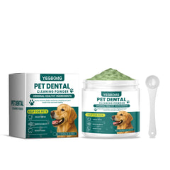 Pet Teeth Cleaning Powder for Dog Reduces Tartar and Calculus Protect Dog Oral Gum Health Freshen Breath Dog Cleaning Products Deals 4 U   Deals 4 U