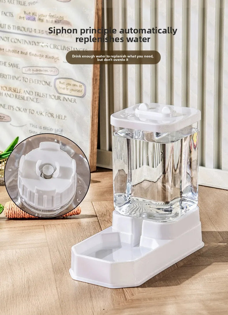 4L Large Capacity Automatic Cat Feeder & Waterer Set | Gravity Pet Food Dispenser for Cats & Dogs | BPA-Free & Non-Electric Safe Deals 4 U   Deals 4 U