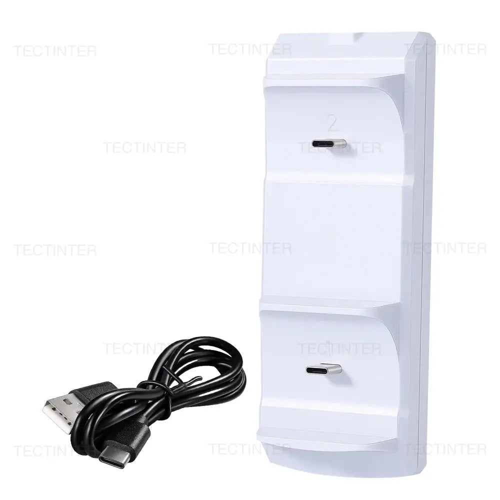 Dual Fast Charger for PS5 Wireless Controller Charging Dock Station Base Stand for Playstation 5 Gamepad Gaming Accessories Deals 4 U  Console Accessories Deals 4 U