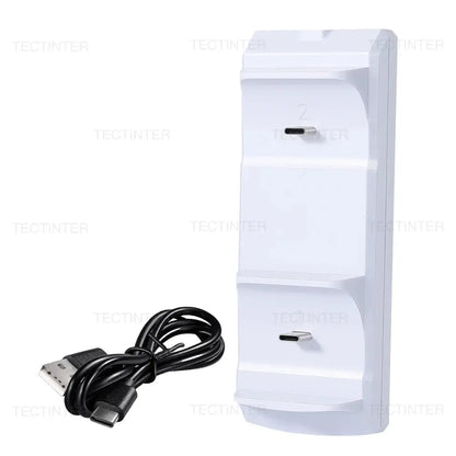 Dual Fast Charger for PS5 Wireless Controller Charging Dock Station Base Stand for Playstation 5 Gamepad Gaming Accessories Deals 4 U  Console Accessories Deals 4 U